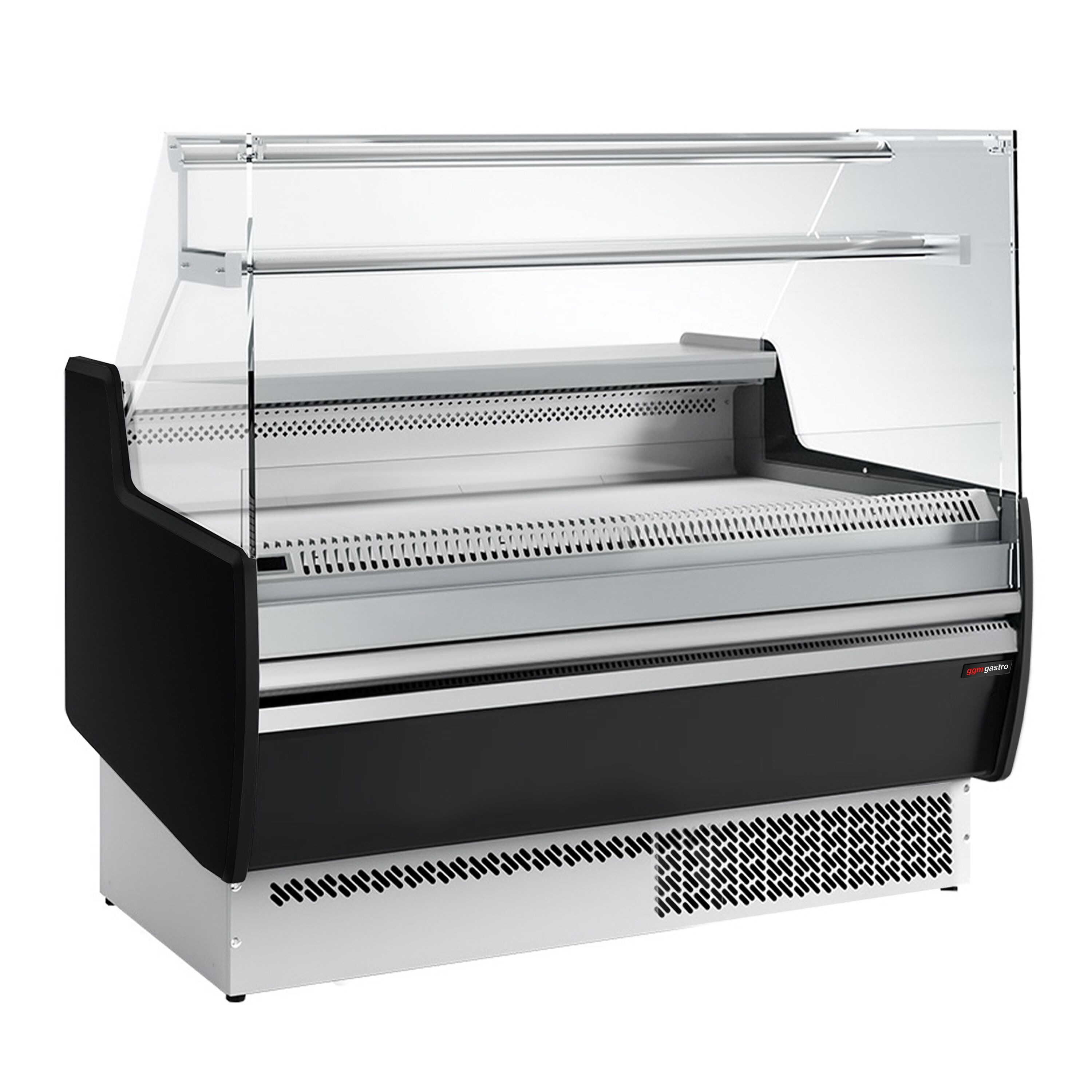 Comptoir vitrine réfrigérée - 1310x953mm - +0/+6°C - 2 portes - 1 étagère - Vitre droite