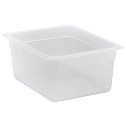 (6 unidades) CAMBRO | Camwear® contentores GN em polipropileno 1/2 - leitoso - profundidade 150 mm