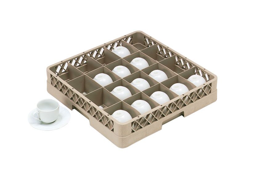 Commercial Dishwasher Cup Mug Rack – 20 Compartments – 500x500