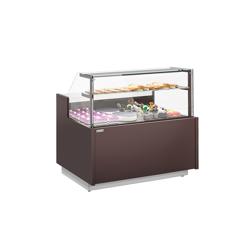 Gebaksvitrine RIGA - 1682x990mm - 138 liter - met 2 deuren - met 2 legroosters