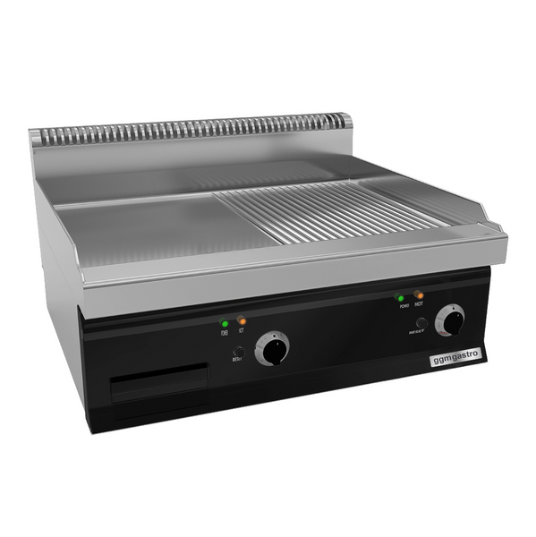 Elektrikli Pleyt Izgara -  7,1 kW - Pürüzsüz & Oluklu