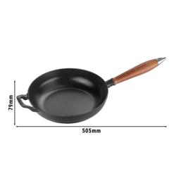 STAUB | PANS - مقلاة - بقطر 240 مم - حديد زهر - أسود | دائرية