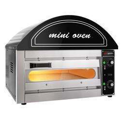 Mini Four à Pizza Électrique - 1x 34 cm - Manuel - Noir