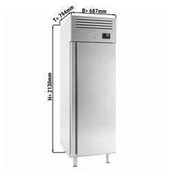 Bäckerei-Tiefkühlschrank Edelstahl Premium PLUS - EN 600x400- 560 Liter - mit 1 Tür