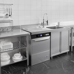 Spülmaschinen-Spülschrank - 1400x700mm - mit 1 Becken rechts