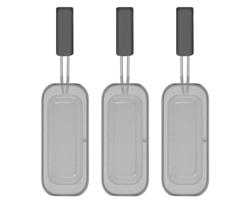 Pastamanden-set - 250x105x200mm | 3x 1/3 - RVS - voor pastakokers - passend voor ENB663P & ENB669P - zonder teflon stekker