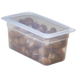 (6 piezas) CAMBRO | Contenedores GN polipropileno Camwear® 1/4 - lechoso - profundidad 100 mm