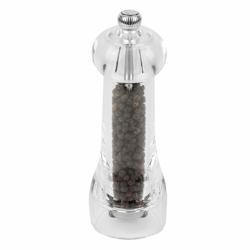 PEUGEOT| TOUL Pepper Grinder – 16 cm - acrylic - adjustable - 2‑stage steel - ≤6 mm - pink blends
