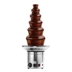 Fuente de chocolate COMERCIAL de acero inoxidable AISI 304 - 300W - 6 niveles - Capacidad:8kg - Altura:840mm