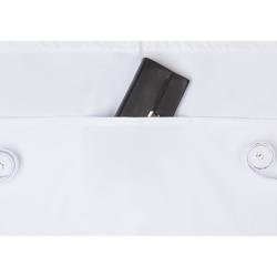 (6 Stuks) KARLOWSKY | Voorbinder Basic met zak - Wit
