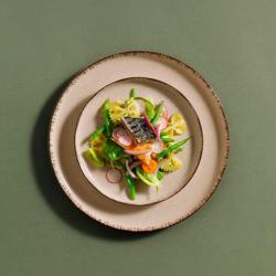 (24 pcs) ANTIGO | Plate - Porcelain - Ø190mm, Ø280mm, Ø190mm, Ø150mm - White