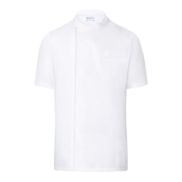 KARLOWSKY | Short Sleeve Throw Over Cooking Shirt - White - Size: XS