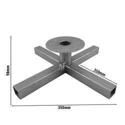 Stojak na sztycę - Handkreuz - Ø30mm - 350x350x98mm - do DUI - kompatybilny z DUI6R, DUI8R, DUI10R