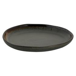 (6 piezas) DAVIDE - Plato plano - Ø 17 cm - Marrón