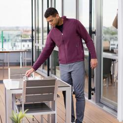 KARLOWSKY | Veste polaire de travail homme Warm-Up - Aubergine - Taille : M