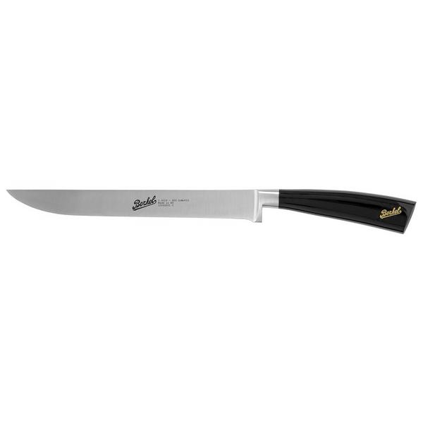 BERKEL | Elegance Carving Knife – 22 cm - Gloss Black Resin Handle