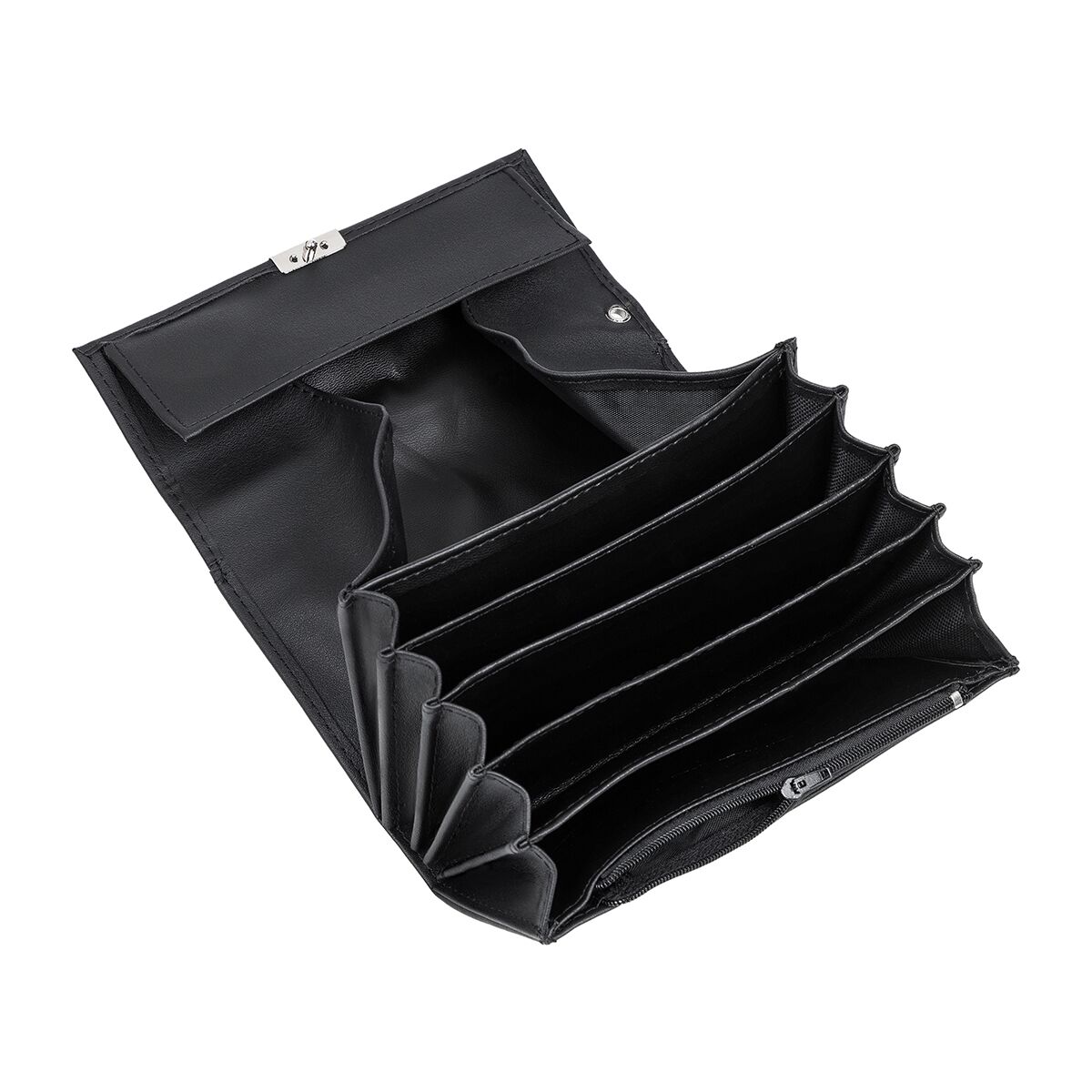 KARLOWSKY | Portefeuille pour serveur / Porte-monnaie - 18,2 x 12,5 cm - Noir