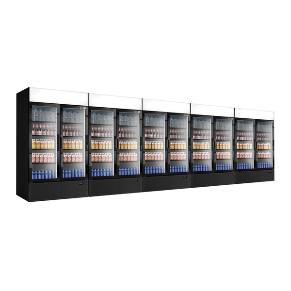 (5 piezas) Refrigerador de bebidas - 5240 litros (volumen neto) - NEGRO