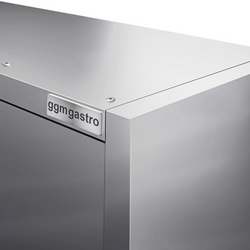 Pensile in acciaio inox ECO - 600x400mm - con porta a battente - altezza 650mm