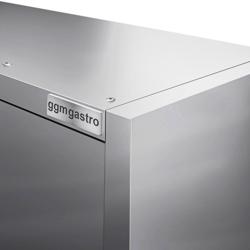 Pensile in acciaio inox ECO - 600x400mm - con porta a battente - altezza 650mm
