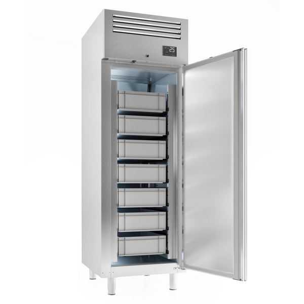Viskoelkast roestvrij staal Premium PLUS - EN 600x400 - 560 liter - met 1 deur