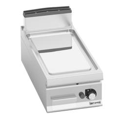 Gas griddle plate - 10 kW - Smooth