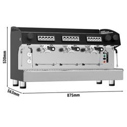Commercial 3-Group Espresso Machine – Coffee Bundle 12 kg Beans - Pre-Infusion - 2 Steam Wands - 3Ø 400V 5.2 kW
