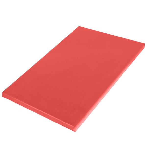 Tábua de cozinha - 40 x 60 cm - Espessura: 2 cm - Vermelho