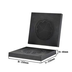Backplatten für Waffeleisen WEERM2 - Form: Herz