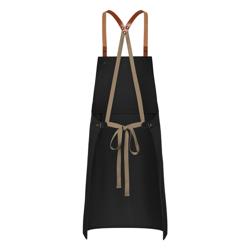 KARLOWSKY | Delantal con peto Green-Generation - Negro