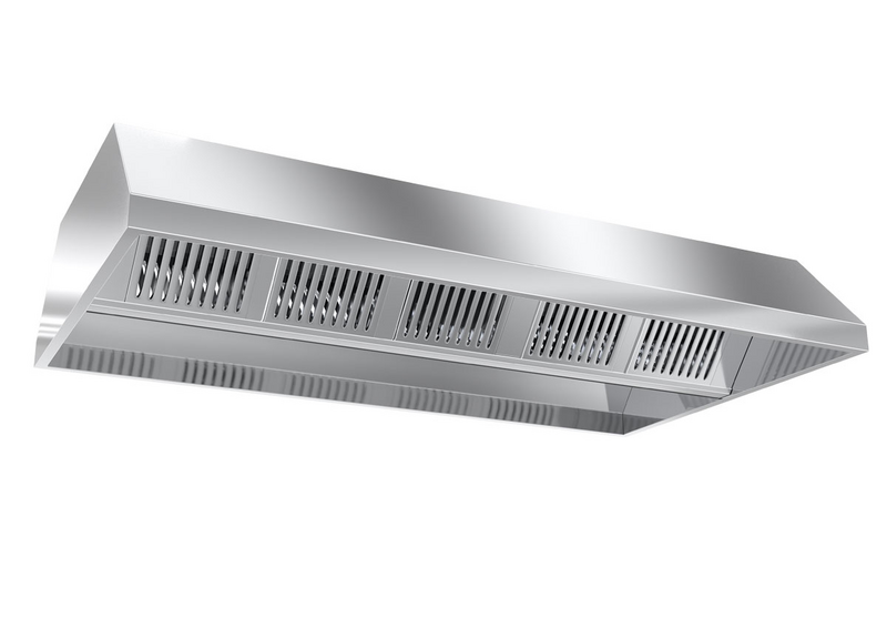 Plafond afzuigkap - 3400mm - met filter & verlichting