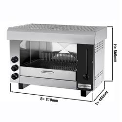 Kaasukäyttöinen pitauuni / Salamanteri PRO - 9,75 kW - 3 poltinta