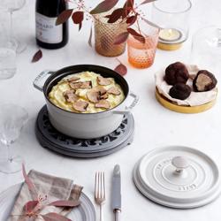 STAUB | LA COCOTTE - Kookpot - Ø 220mm - Gietijzer - Witte truffel