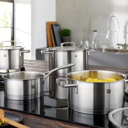 (5 pieces) ZWILLING | Vitality Stainless Steel Cookware Set – All Hobs, Induction - Dishwasher Safe