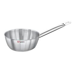 Sauteuse - RVS - conische vorm - 248x460x150mm - met inductiebodem / sandwichbodem