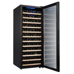 Refrigerador de vino - 200 litros - negro / con 1 zona climática