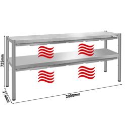 Mostek cieplny PREMIUM - 2000x370mm - z 2 piętrami - wysokość: 725mm