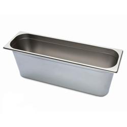 Contenitore GN in acciaio inox 2/4 - Altezza: 150 mm