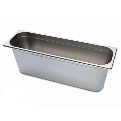 Recipiente GN 2/4 em aço inoxidável - Profundidade:149mm