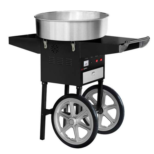 Suikerspinmachine - Ø 520mm - 1,08 kW - Zwart