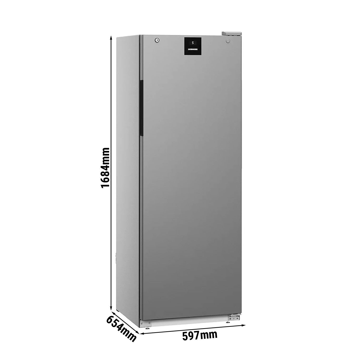 LIEBHERR | Réfrigérateur PERFORMANCE – 347 litres – Intérieur en plastique – 1 porte – Gris