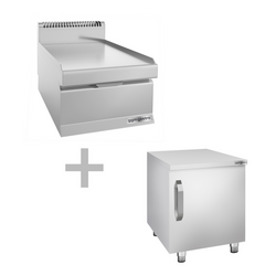 Element neutru - 0,4 m - cu sertar inclus - suport cu 1 ușă