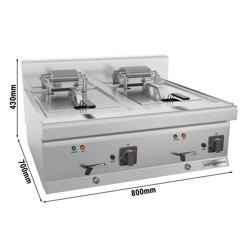 Elektryczna frytkownica - 10+10L (18 kW)