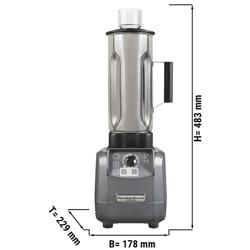 HAMILTON BEACH | ـ 1,8 لتر ـ 750 واط - مع وعاء من الفولاذ المقاوم للصدأ EXPEDITOR HBF600S خلاط الطعام