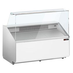 Koelvitrine - 1600mm - Wit voorpaneel