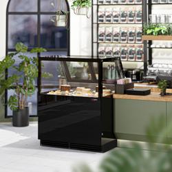 Comptoir vitrine réfrigérée KAISA - 1000mm - Double vitrage - +2/+8°C - Éclairage LED - 280L