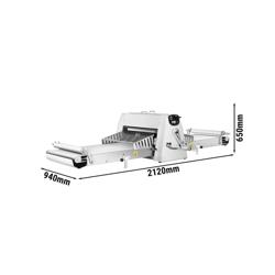 Kaulinkone kuljetinhihnalla - Pöytämalli - 500 W - 1700 mm kuljetinhihna