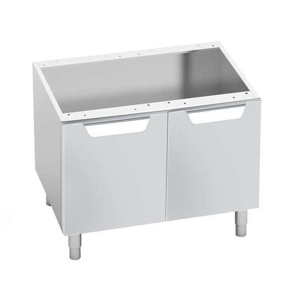 Underrede för pizzaugn - 800x560x600 mm - rostfritt stål - 2 dörrar - höger/vänsterhängd - för modulserier - passar till Lorenzo 700
