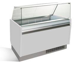 Mostrador de helados -1,31 × 0,92 m - blanco