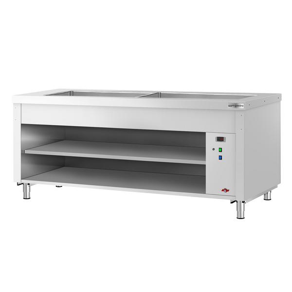 Heated Bain Marie Counter COPENHAGEN - 2310mm - with Bain Marie Well - for 6x GN 1/1